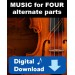 Music for Four - Alternate Parts